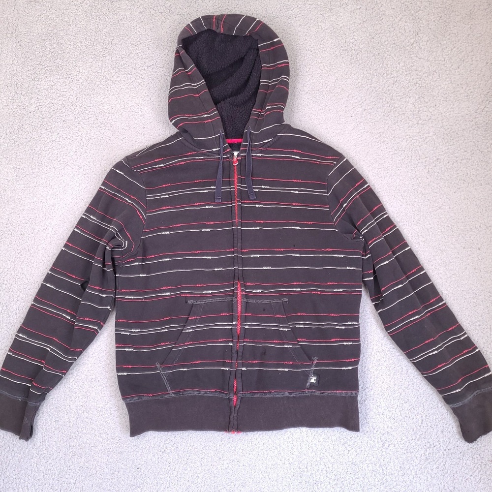 Vintage Mambo Hoodie Farting Dog Logo‎ Mens Medium Jumper Rare Y2K Full Zip